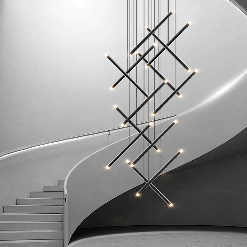 Люстра 9732/6+7, D600 LED, 26W, 3000K, Alva Donna, Черный