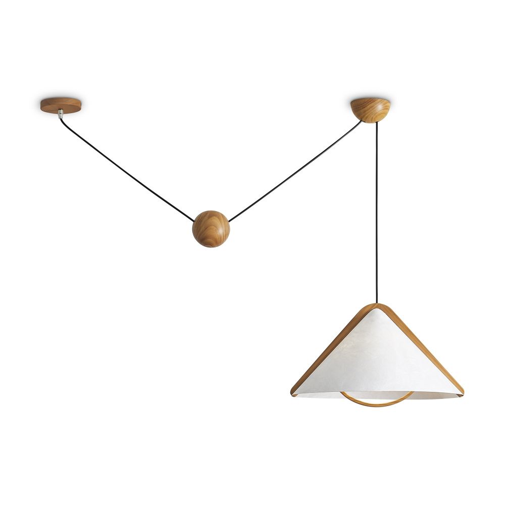 Потолочный светильник 228,2 см, 1*E27*40W Freya Umbra FR5554CL-01T, Дерево