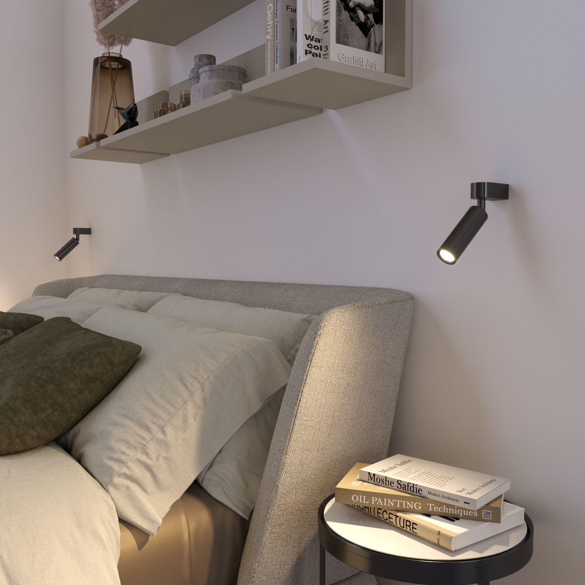 Настенный светильник 4*7*16 см, 3W 4200K Eurosvet Pitch 20143/1 LED титан