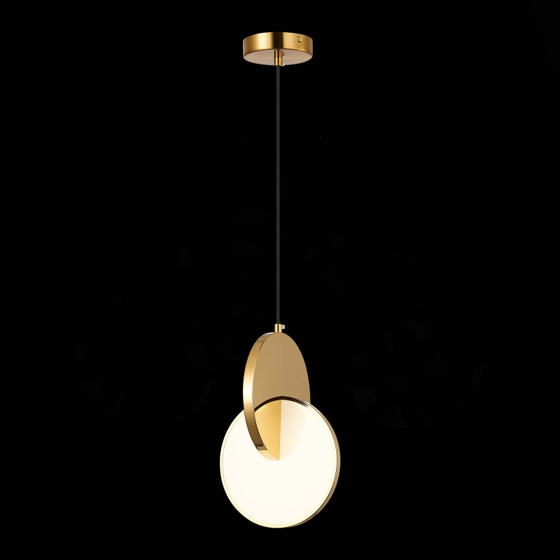 Светильник подвесной 18 см, 12W 3000K ST LUCE Eclisse SL6107.213.01 Золотистый