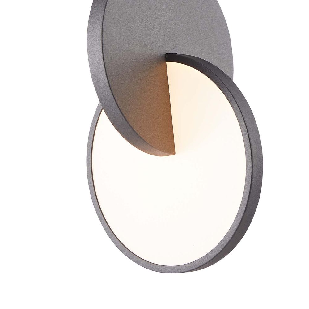 Подвес 17*40,5-198 см, 1*LED, 7W, 3000K, F-Promo Grahan 4609-1P, черный матовый
