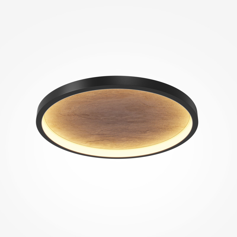 Накладной светильник 59,5*59,5*7 см,  LED, 40W, 3000К, Maytoni Orign MOD311CL-L40B3K черный