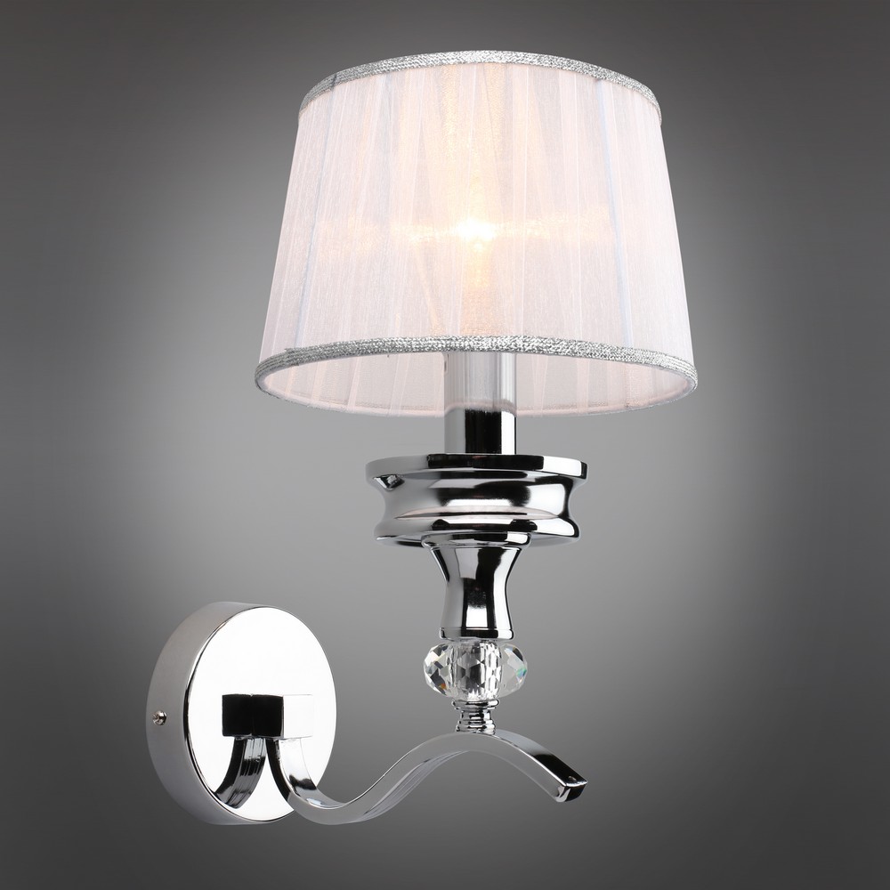 Бра настенное Omnilux Arosio OML-88401-01 хром\белый