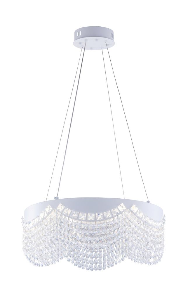 P7023/D500 WH Люстра (RL) 102W*LED, Ø500 x H170 (1370), Rilon WH (БЕЛЫЙ)