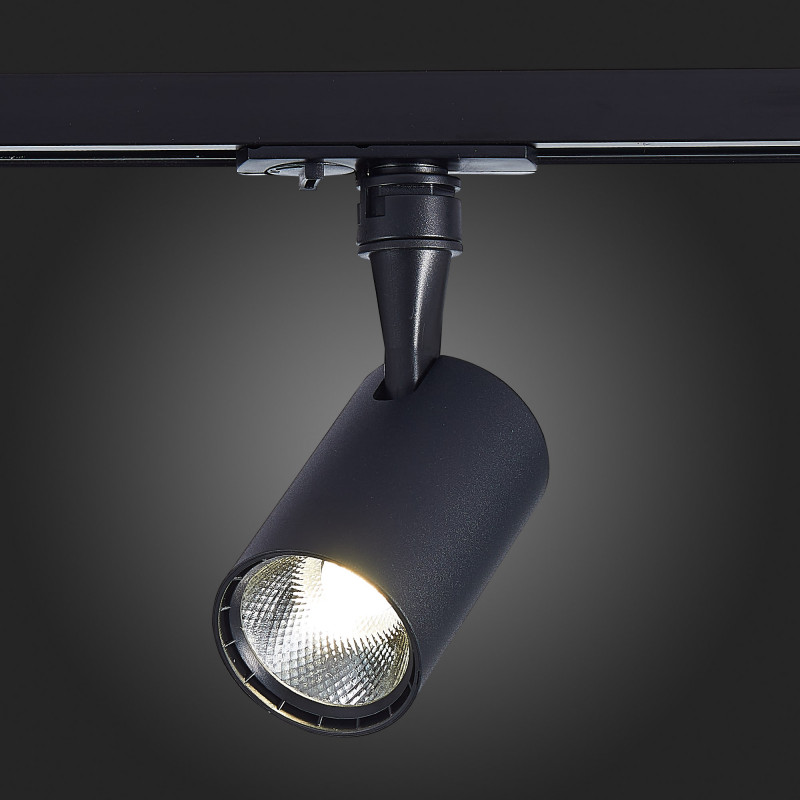 Трековый светильник 10*6 см, 10W 3000K ST LUCE Однофазная трековая система ST351.436.10.36 Черный