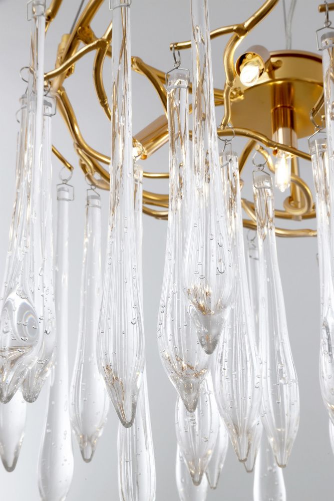 Люстра 50*50*50-145 см, 6*G9*40W, Modestyle  MS.2102.6 GD, Золото