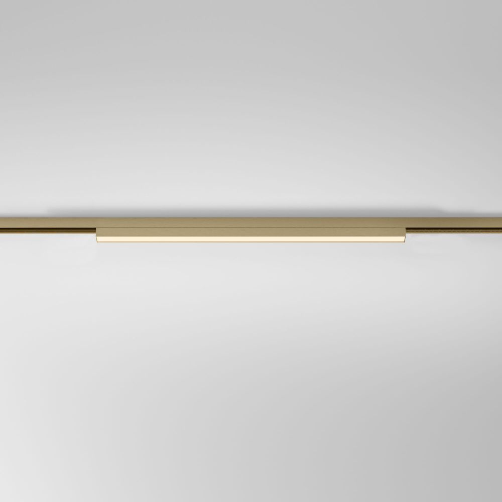 Трековый светильник магнитный 30*2*3 см, LED, 12W, 3000K, Elektrostandard Line Magnetic 85526/01, латунь