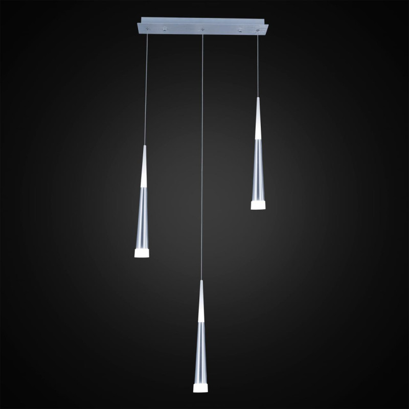 Светильник подвесной 55*9*160 см LED*21 W, 3000 К Citilux Вегас Алюминий CL227030
