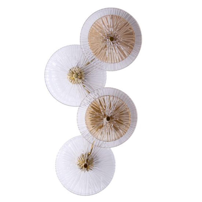 Бра 32*9*62 см, 4*LED*3W 4000K Arte Lamp Ajour A1258AP-4PB полированная медь