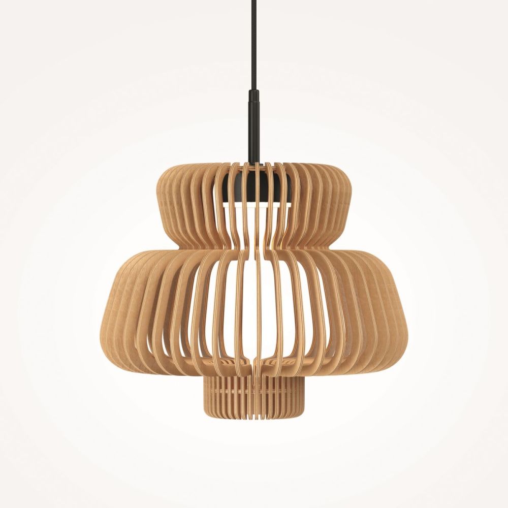 Подвесной светильник 35 см, 14W, 2700-4000K, Maytoni Namiki MOD465PL-L12BK1, черный