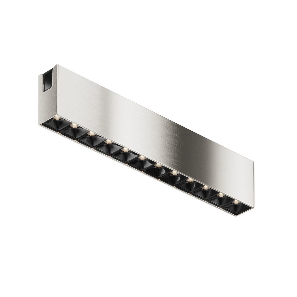 Трековый светильник  TR150-1-12W4K-M-PT 23,2*2,4*-4,85 см, *LED*12W, 4000K, Maytoni technical FLARITY TR150-1-12W4K-M-PT, Платина