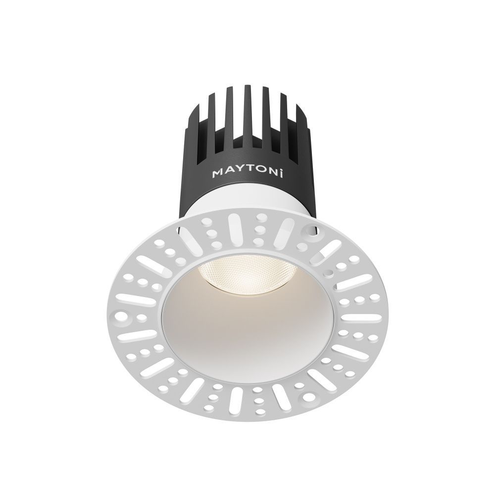 Встраиваемый светильник  DL122-15W-4K-TRS-W **-11,3 см, *LED*15W, 4000K, Maytoni technical Dip DL122-15W-4K-TRS-W, Белый