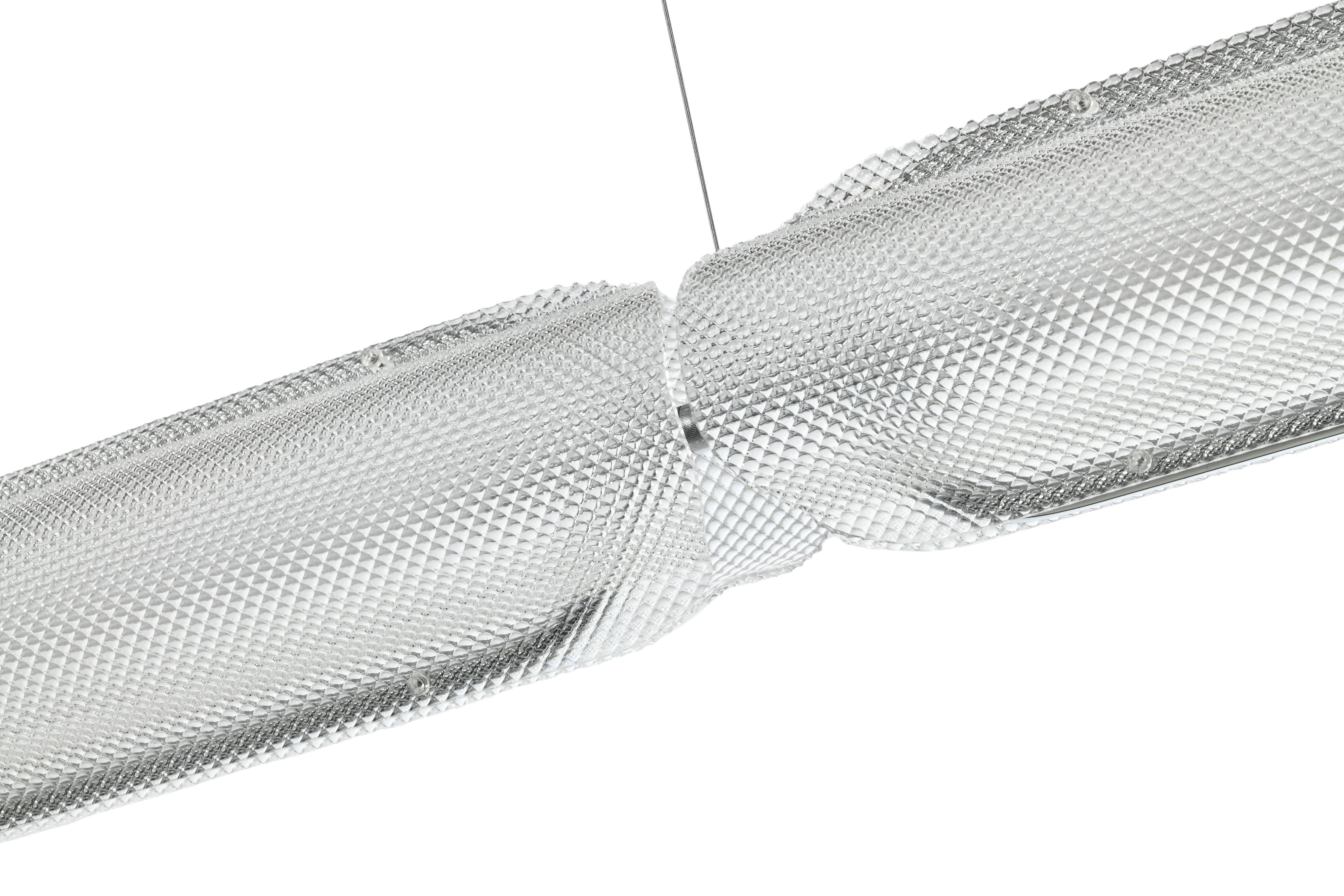 Светильник подвесной 12*60 см, LED 25W 4000K хром Zortes Circon ZRS.90610.25