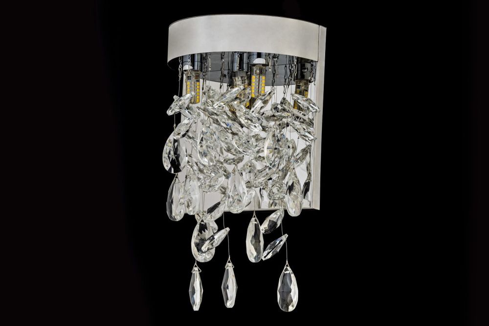 Бра *18*23 см, 3*GAL *W, Arti Lampadari Flusso Nickel Flusso H 2.18.638 N, никель