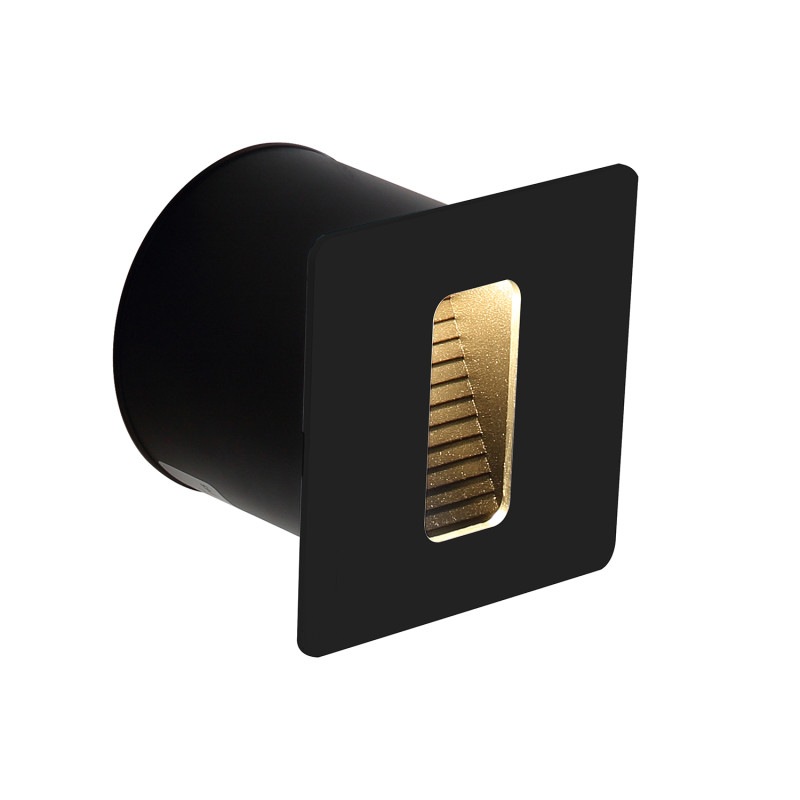 Светильник для ступеней 9,2*9,2*7,2 см, 1*LED, 5W, 3000К, Favourite Glimt 4389-1W черный