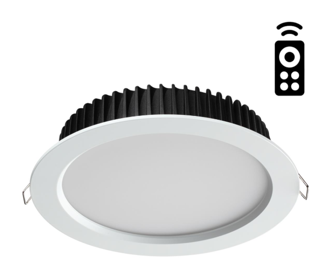 Встраиваемый светильник Novotech DRUM 358302, 10W LED, 3000-6500K, белый