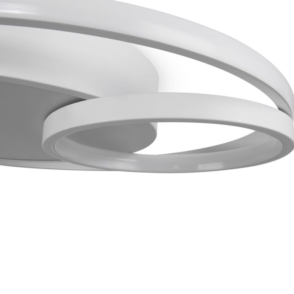 Потолочный светильник 47 см, 80W, 4000K, Freya Nation Market FR10028CL-L80W, белый