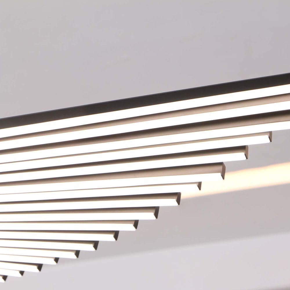Подвесная люстра 27*150 см, 2*LED, 60W, 4000K, Favourite Vingar 4381-2P, чернный матовый