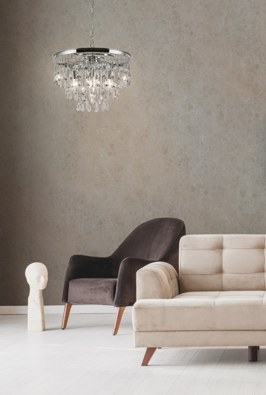 Светильник 50 см, Maytoni Linn MOD091PL-05CH, хром