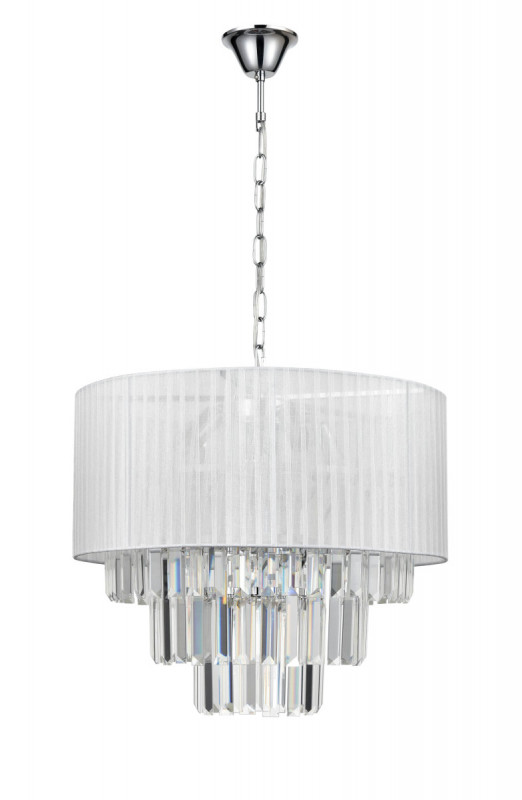 Подвесная люстра  50*120 см, 7*E14 хром Vele Luce Fata VL3173P07