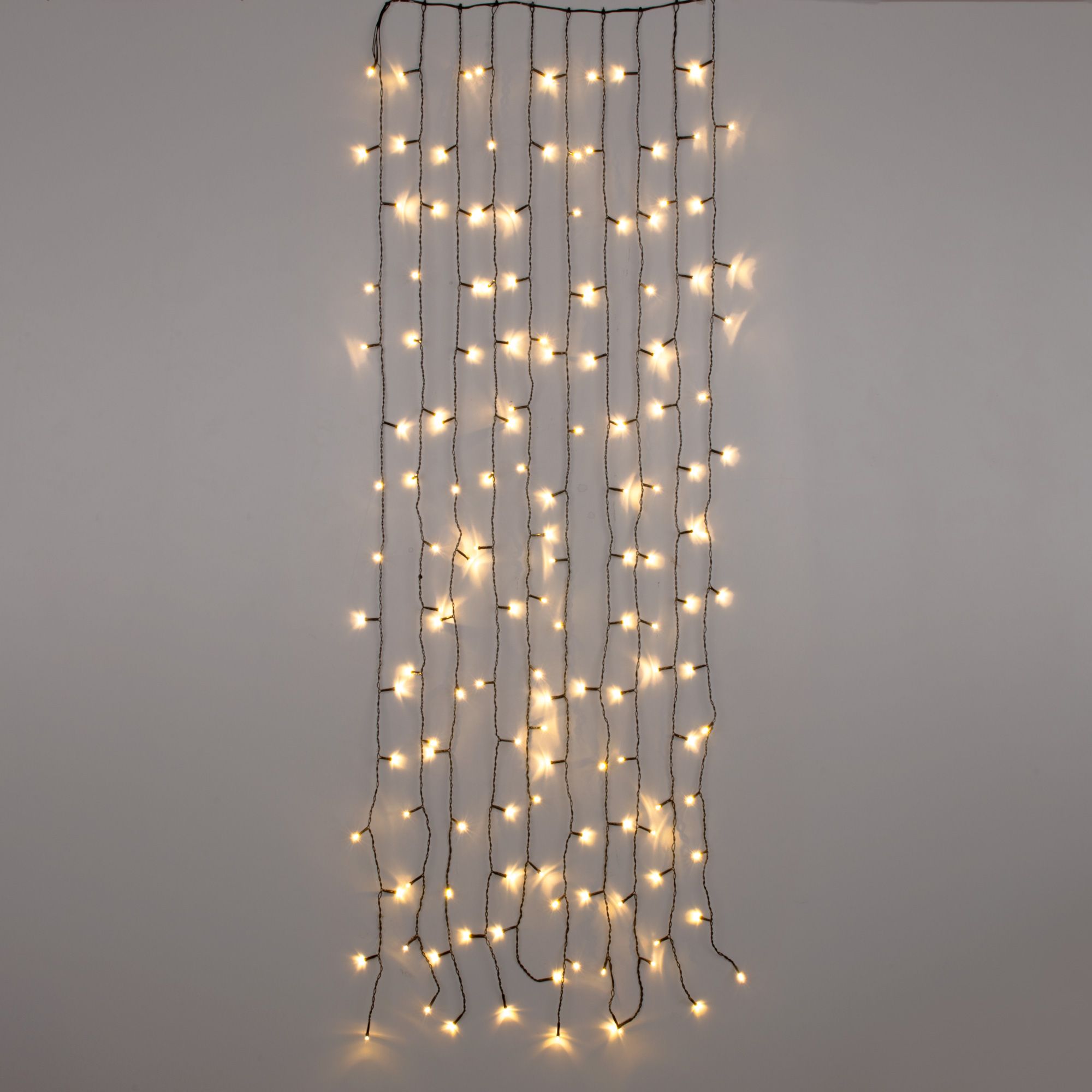 Гирлянда занавес на ель  0,45*1,5 м IP20 200-003 теплый белый 45*150 см, LED *6W, 3000 К, Elektrostandard