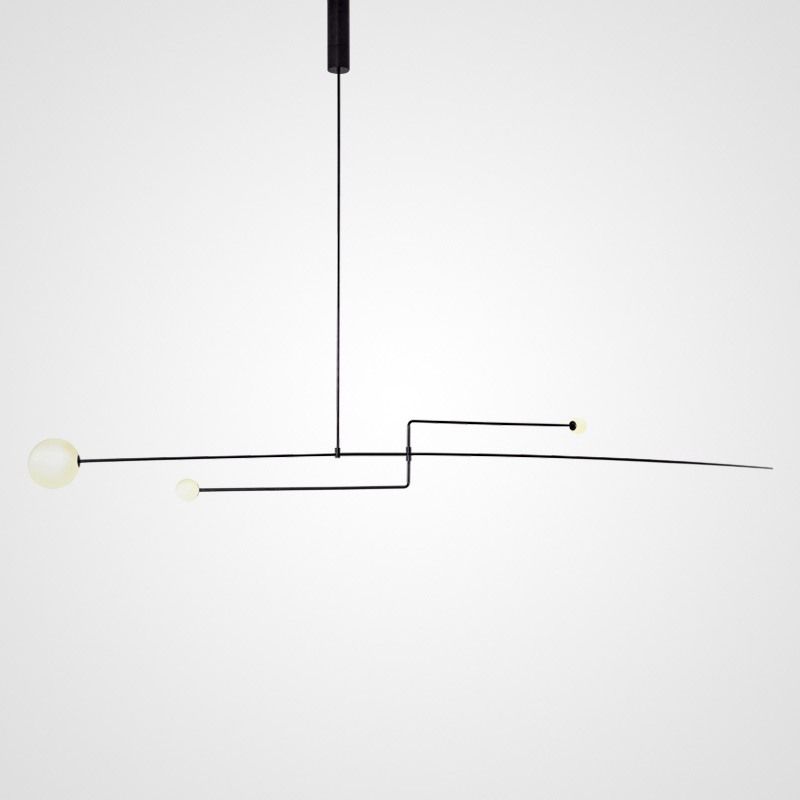 Подвесной светильник LINES F 140*140*30 см, 3*G4*20W, ImperiumLoft LINES-06, Чёрный