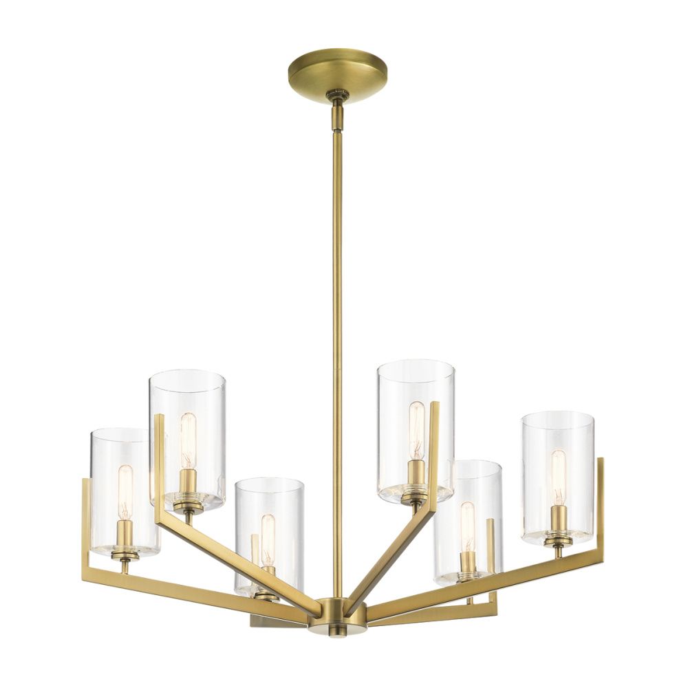 Люстра *71*30-124 см, E14*40W, Natural Concepts Kichler Nye MARVELE-MP-AB-OPAL, никель