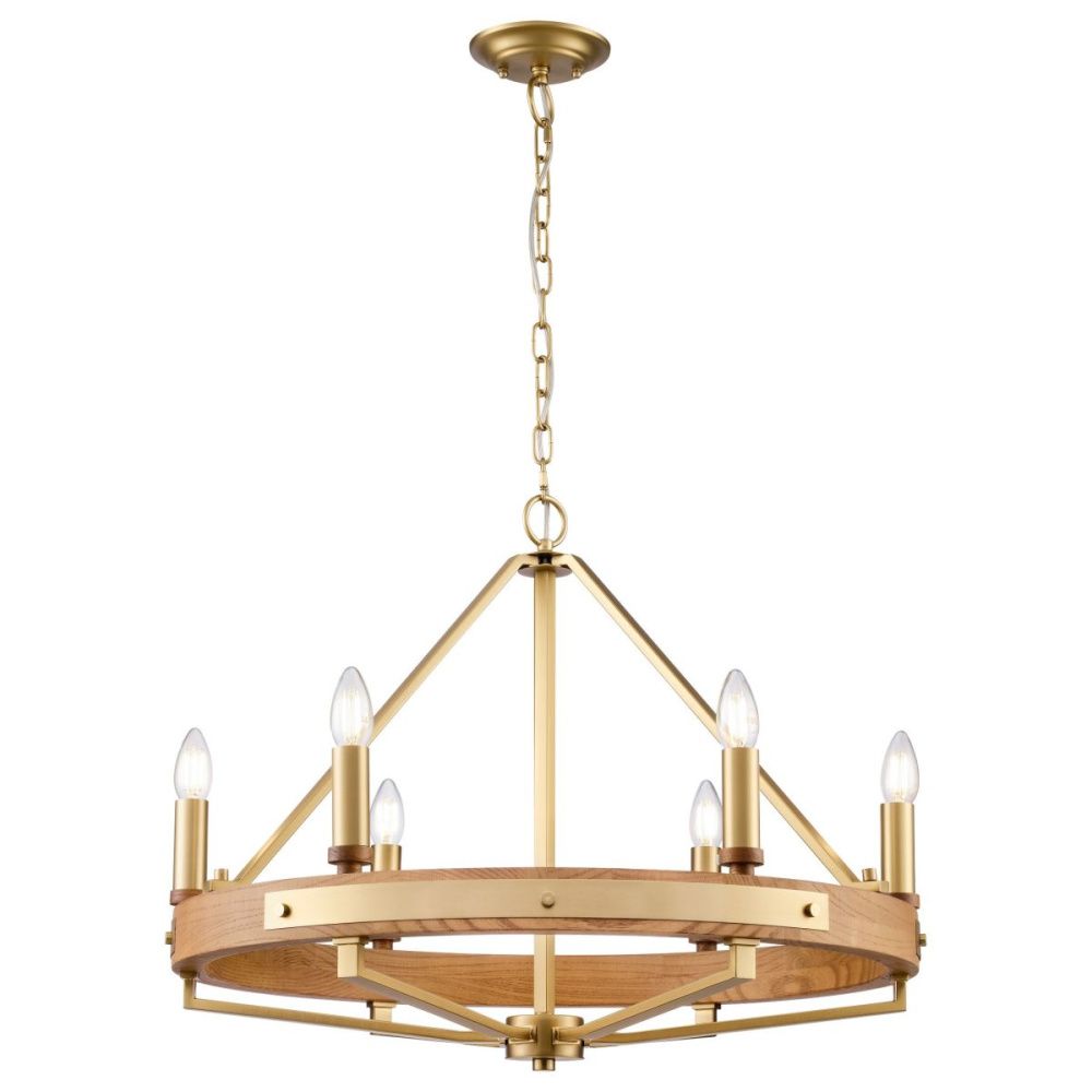 Подвесная люстра 66 см, Wertmark Brenda WE586.06.503, бронза