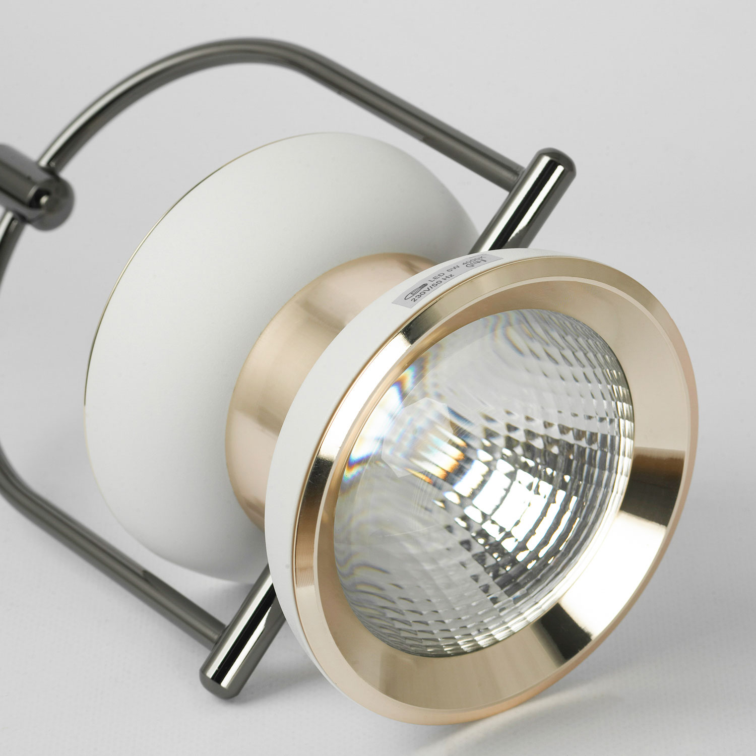 Подвесной светильник 12*150 см, 1*LED*6W 4000K белый Lussole Calhoun LSP-7137
