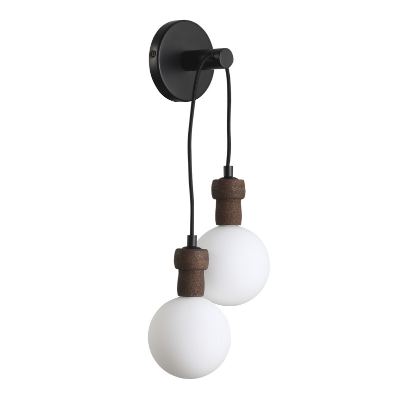 Светильник настенный CORK 2*G9*5W 4000K ST LUCE SL6226.411.02 черный