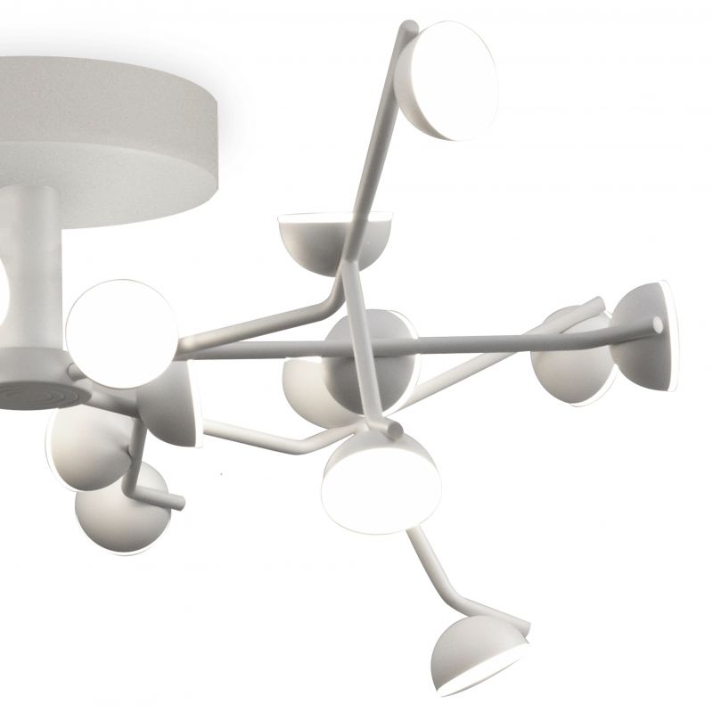 Потолочный светильник 65,8*30 см, 72W 3000K матовый белый Mantra ADN 8653