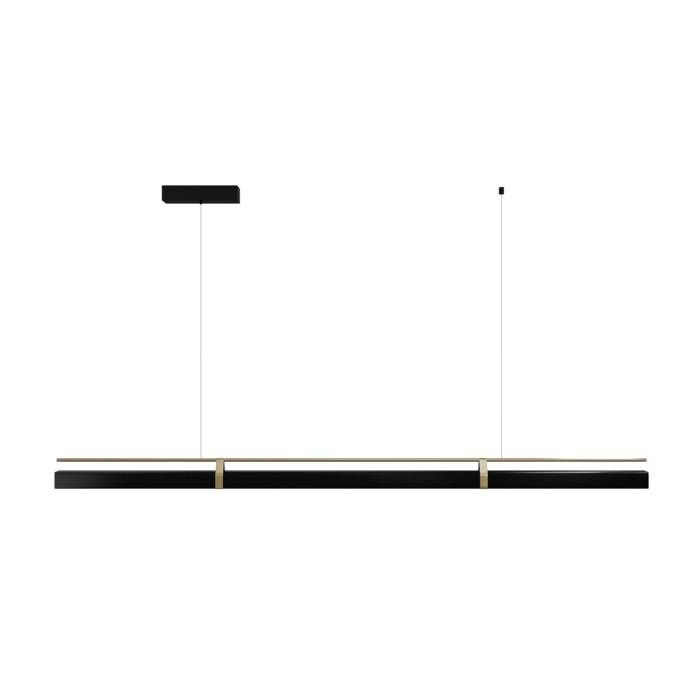 Светильник подвесной 180*13,5-200 см, 1*LED*57W, 3000-6000K, Lightera Omolon LE108L-180B WIFI, золотой