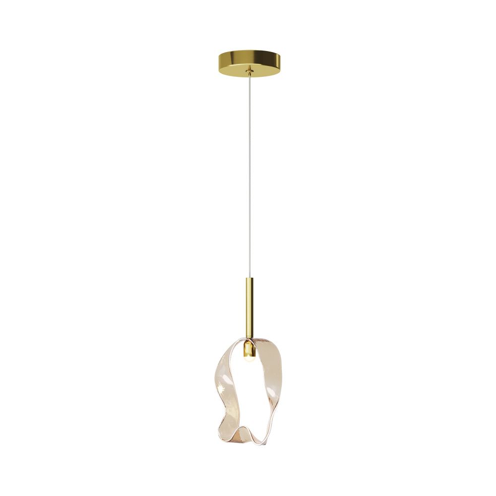 Подвесной светильник 16,2*5,5*49,3-339,3 см, *LED*3W, Maytoni Shiori MOD524PL-L3BSK1, Латунь