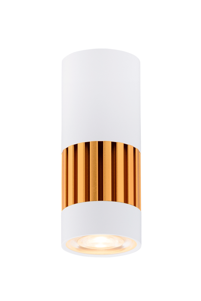 Светильник Ø53 x H133, мм, 1*10W, SWT+SGD(Глянцево белый + Золото) Rilon 031 SWT+SGD