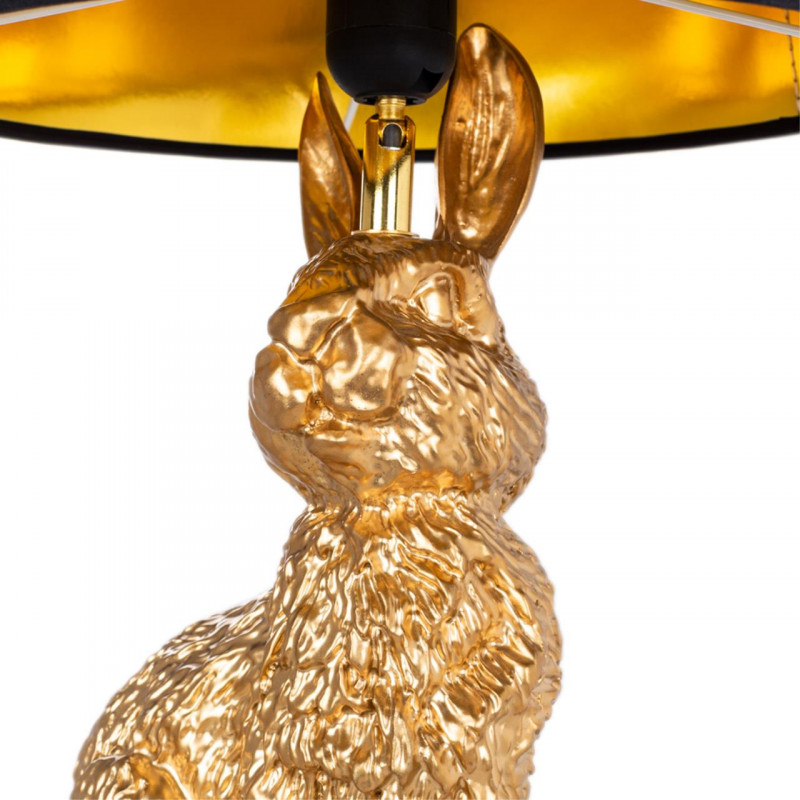 Настольная лампа 52 см, Arte Lamp IZAR A4015LT-1GO, золотой кролик