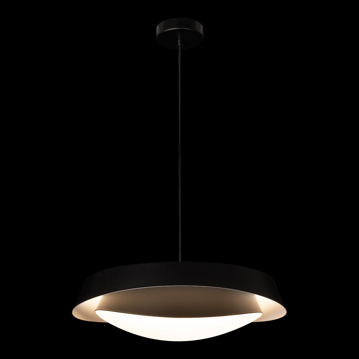 Подвесной светильник 48*20/300 см, 1*LED*30W 4000K LOFT IT Petale 10256P Black черный