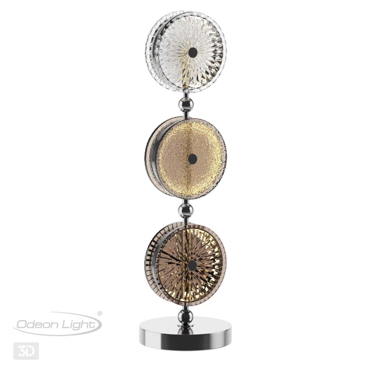 Светодиодный светильник 17 см, 13W, 4000K, Odeon Light CARAMELLA 5416/13TL, хром
