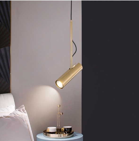 Светильник подвесной ElegantLight DZN-8249 GOLD BRONZE 1/GU10/50W POINT 23-04