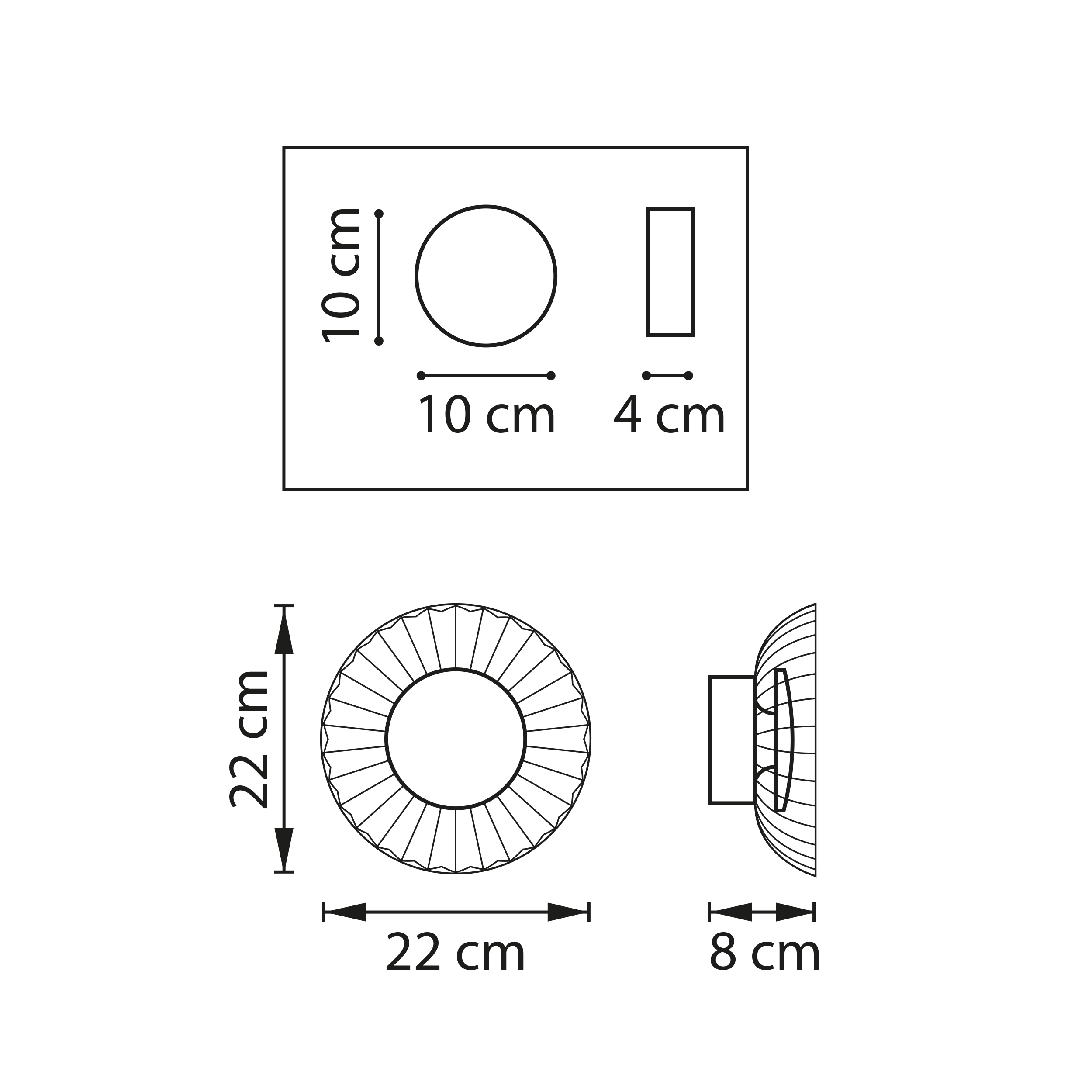 Бра 22 см, 6W 3000K Lightstar Celesta 809013 Хром