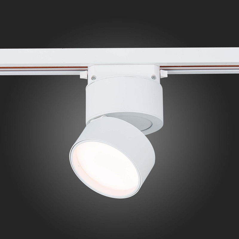 Трековый светильник 9 см, 9W, 3000K ST LUCE ST651.536.09 Белый