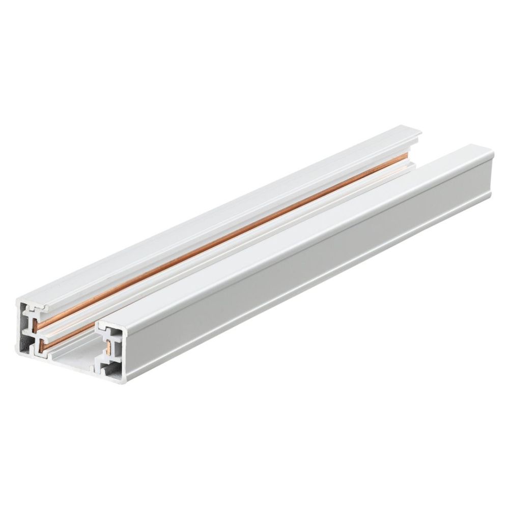 Однофазный трехжильный шинопровод с токопроводом и заглушкой, 3м Novotech EXPERT PORT 135295, белый