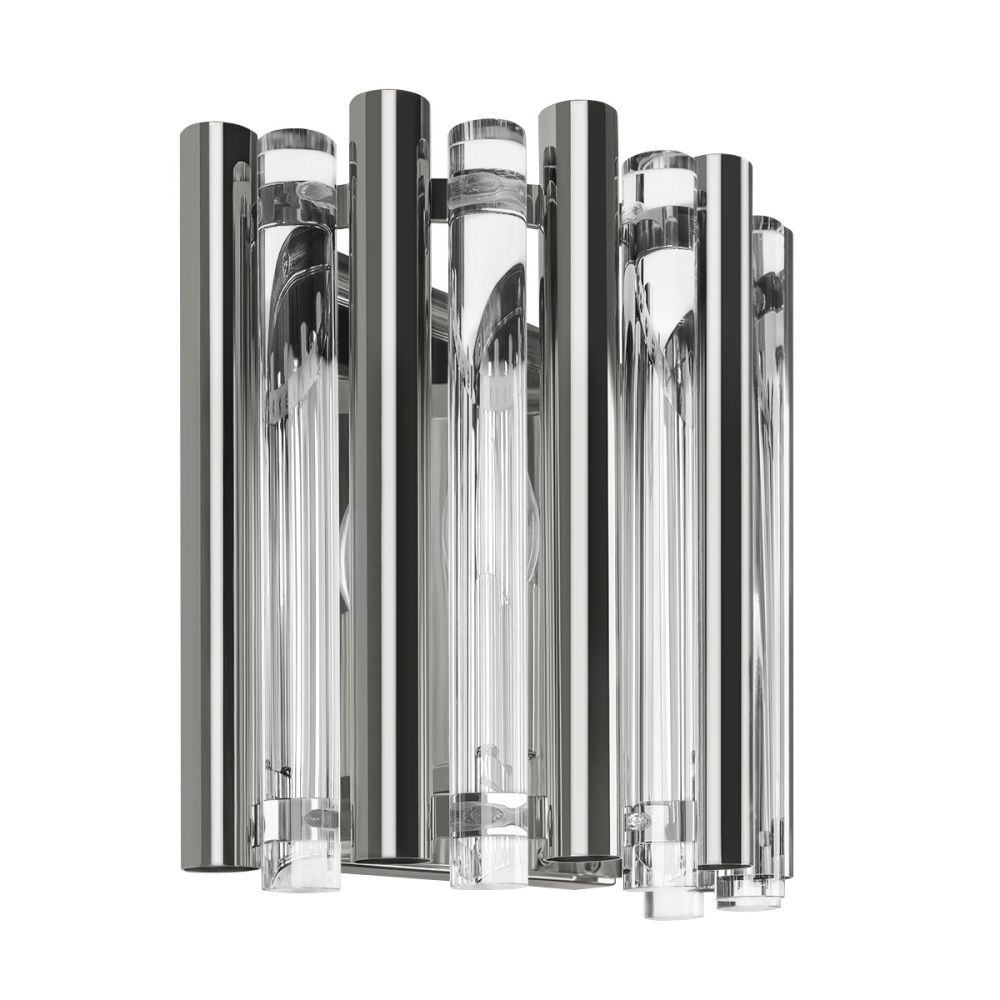 Настенный светильник 25 см, Loft IT Boucle 10438W, никель