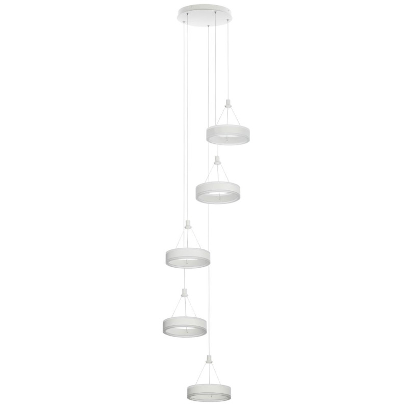 Люстра 46*60/180 см, 100W 4000K Citilux CL719050 Дуэт Белый