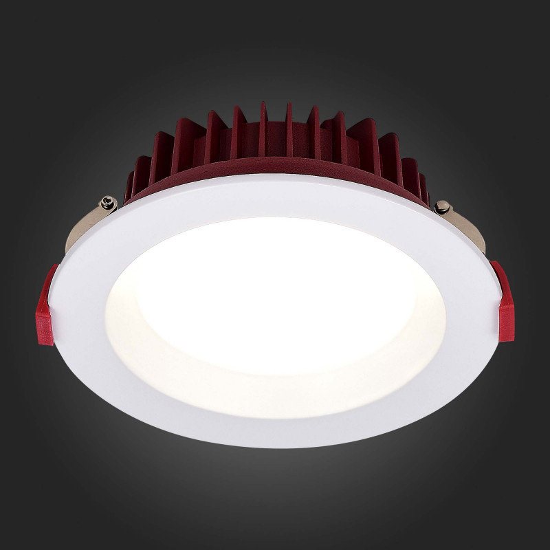 Встраиваемый светильник 12 см, 12W 4000K ST LUCE Встраиваемые светильники ST752.548.12 Белый