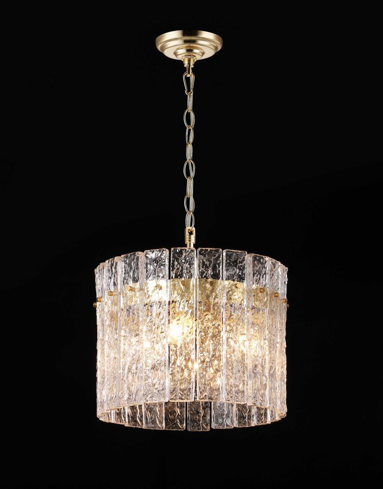 Люстра Ø300 x H300 (530), мм, 4*40W (160W), GOLD (Золото) NewRgy B66-ф300*H250(530) H-GOLD