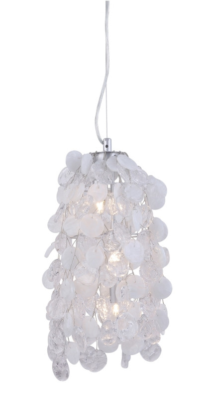 Светильник подвесной 23 см, Crystal Lux TENERIFE SP3 SILVER Серебряный