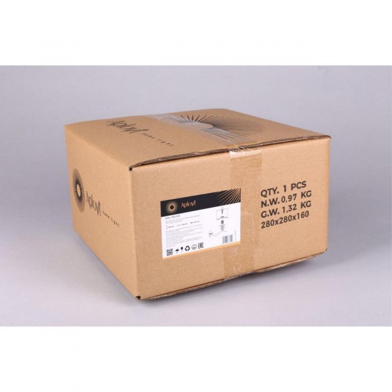 Бра 27*16*29 см, 1*E14, 40W, Aployt Okin APL.715.11.01, золотой