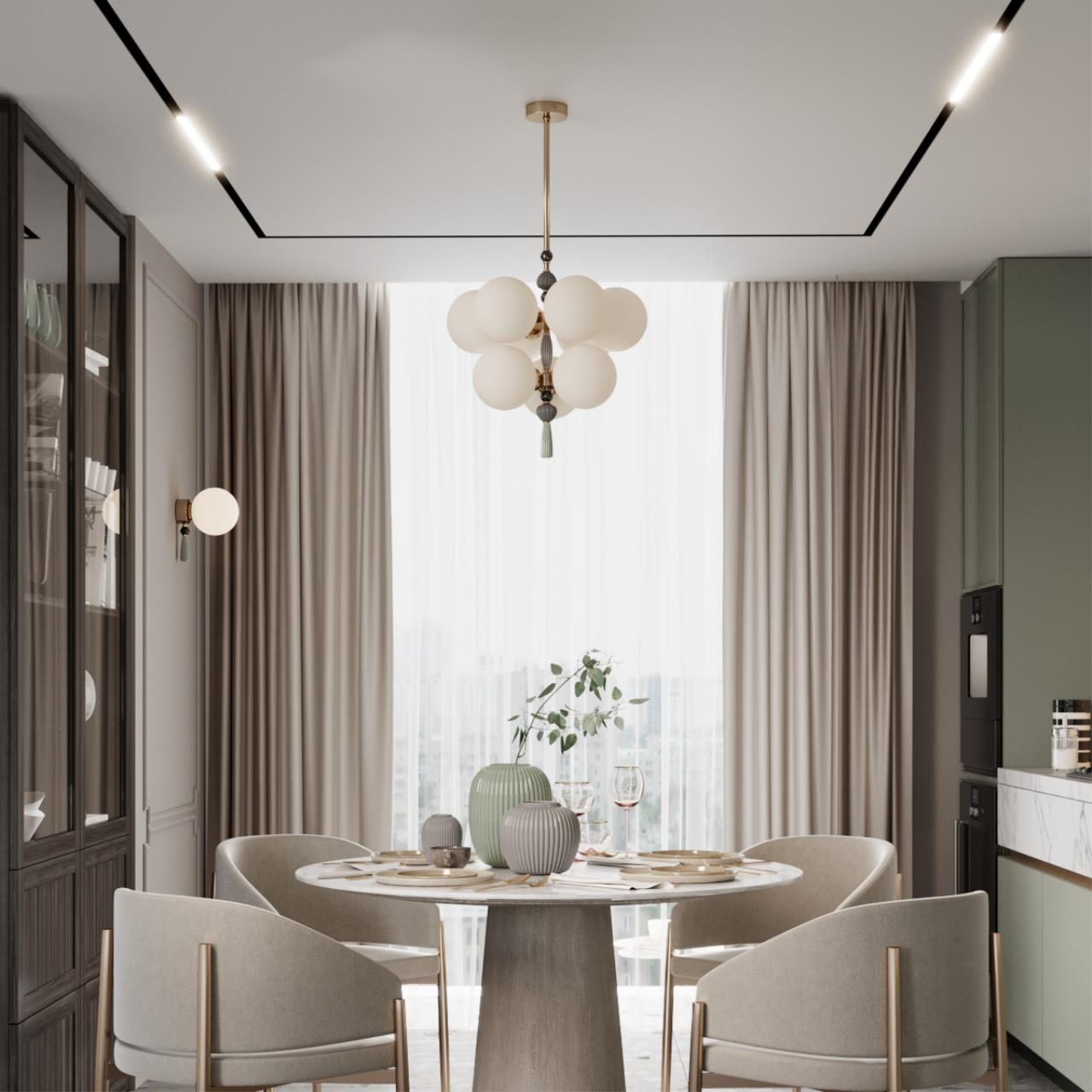 Люстра 48 см Odeon Light Palle 5405/6 золото