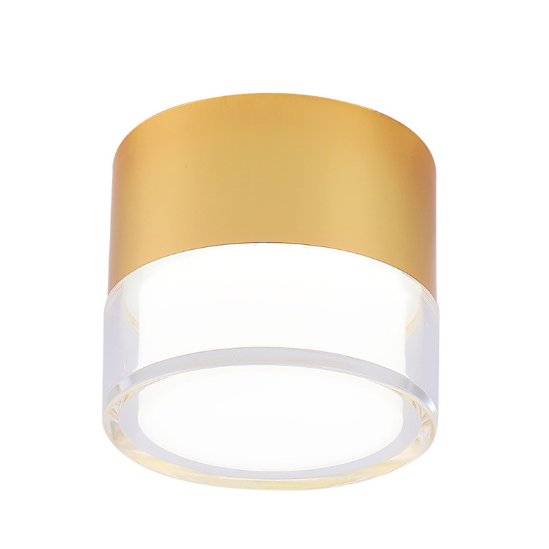 Светильник 8*6,5 см, LED*9W 4000K золото Crystal Lux CLT 139C80 GO 4000K