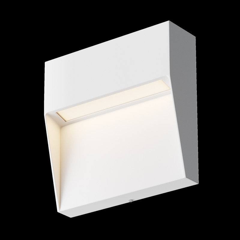 Подсветка для лестниц 11*11 см, LED 3W, 3000К, Белый Maytoni Mane O047SL-L3W3K